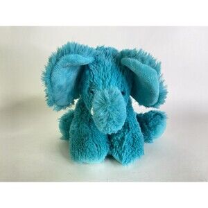 2016 Wishpets Wish Pets Lil Lovable Elsa Elephant Blue Plush Stuffed Animal Toy